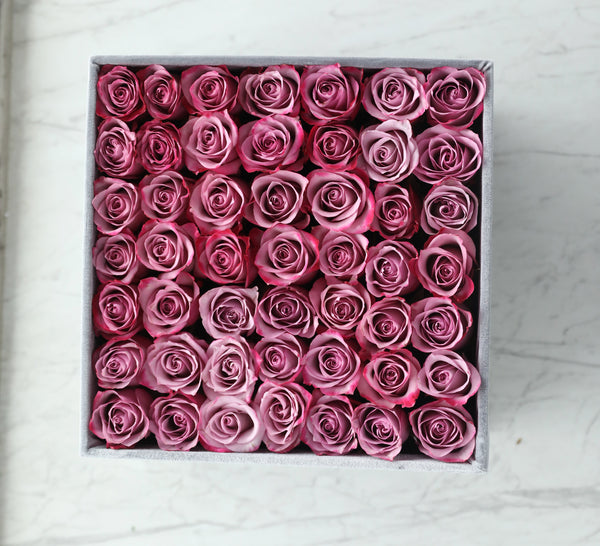 Caja Gris Rosa Lila