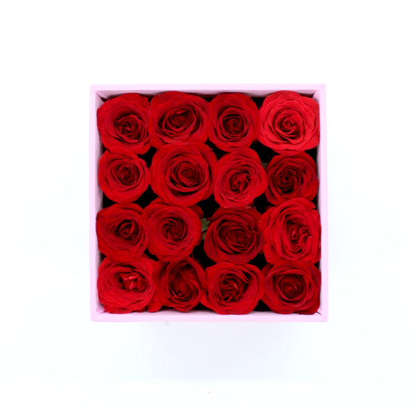 Caja Rosa Rosas Rojas